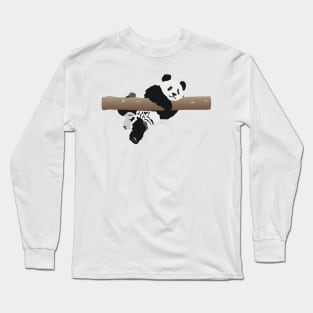 Climbing Panda Long Sleeve T-Shirt